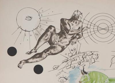 Maria MORGAN-SNELL : La vue et la nature, 1977 - Lithographie originale signée 2