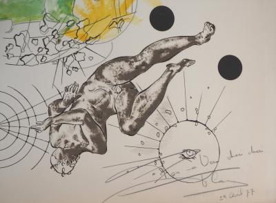 Maria MORGAN-SNELL : La vue et la nature, 1977 - Lithographie originale signée 2
