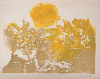 D. LAVOYU : Les quatre saisons - Lithographie originale signée 2