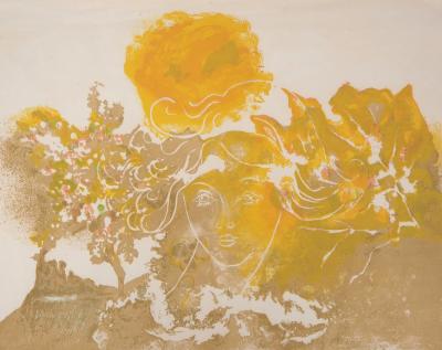 D. LAVOYU : Les quatre saisons - Lithographie originale signée 2