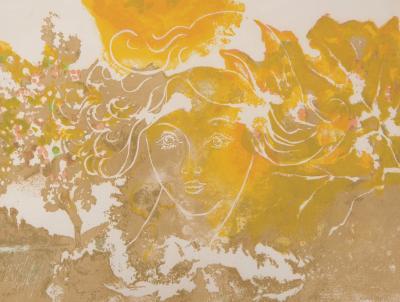 D. LAVOYU : Les quatre saisons - Lithographie originale signée 2