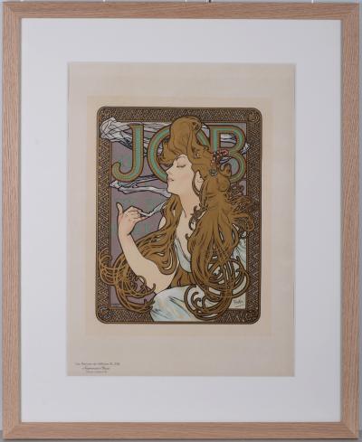 Alphonse MUCHA - Job, Les Maitres de l’Affiche - 1899 - Original Lithograph framed 2