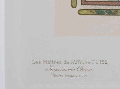 Alphonse MUCHA - Bières de la Meuse, les Maitres de l’Affiche, 1899 - Lithographie originale Encadrée 2