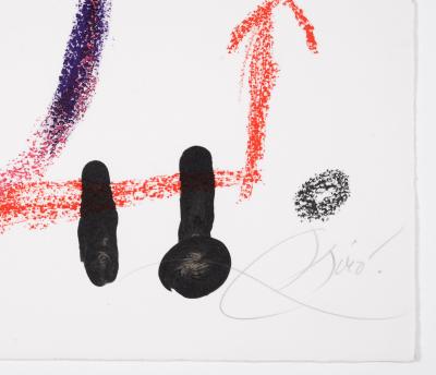 Joan MIRO - Maravillas con variaciones acrósticas, plate 9, 1975 - Hand signed lithograph 2