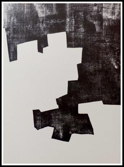 Edouardo CHILLIDA - Composition au bois gravé IV, 1968 - Lithographie 2