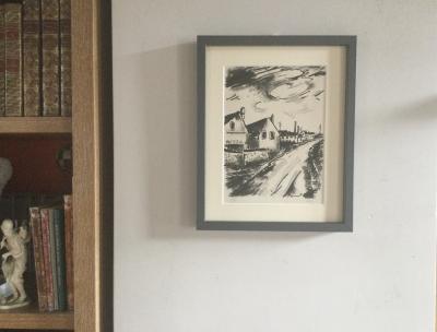 Maurice de VLAMINCK  - Environ de Verrières, 1956 - Lithographie 2