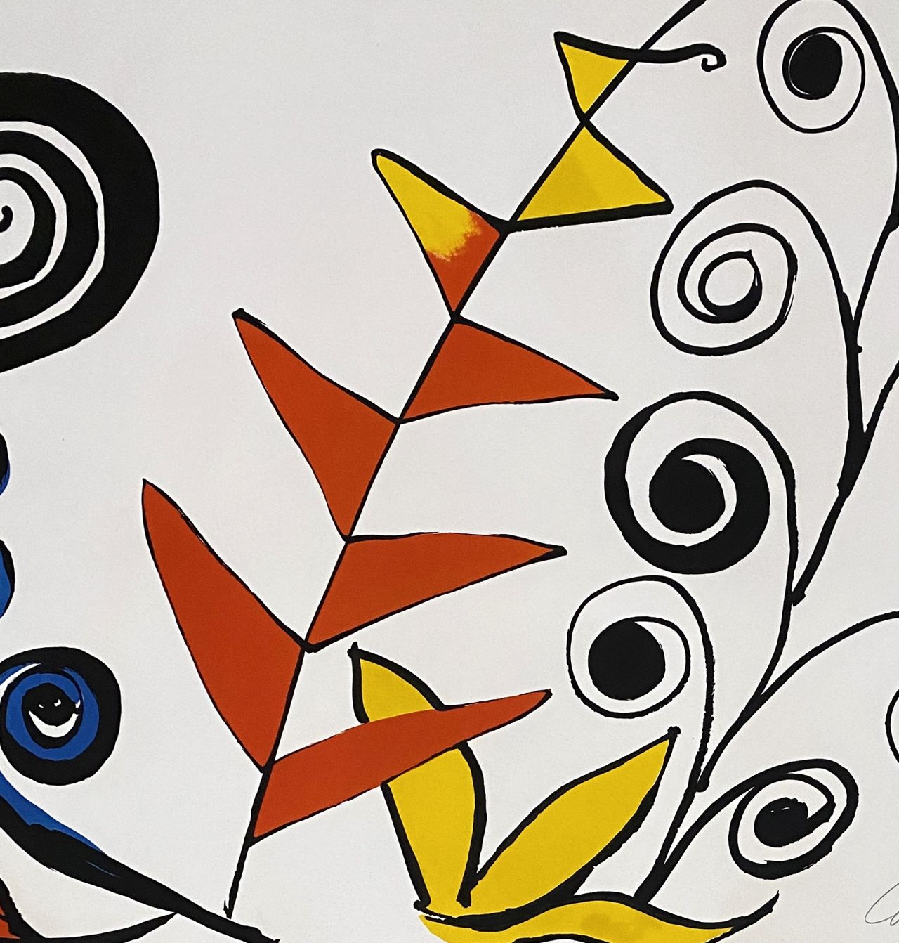 Alexander CALDER Der fantastische Garten, 1975 Originale