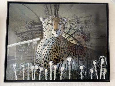 André FERRAND - Le Guépard, 2010 - Huile sur toile 2