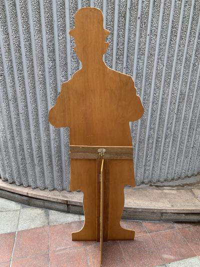 Silhouettes Laurel et Hardy - Impression sur carton 2