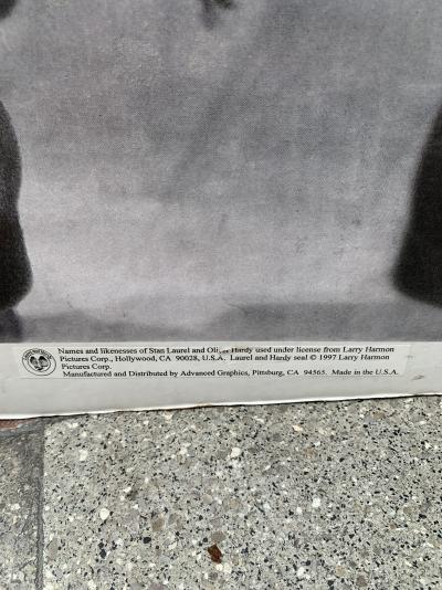 Silhouettes Laurel et Hardy - Impression sur carton 2