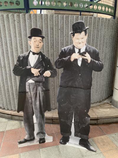 Silhouettes Laurel et Hardy - Impression sur carton 2