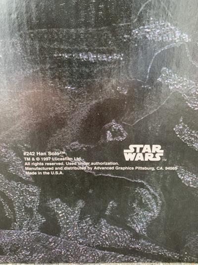 Silhouette de Han Solo - Impression sur carton 2