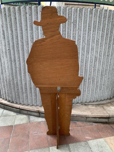 Silhouette de John Wayne - Impression sur carton 2