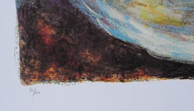 Marc CHAGALL (d’après) - La mariée aux fleurs - Lithographie signée et numérotée 2