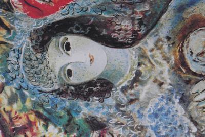 Marc CHAGALL (d’après) - La mariée aux fleurs - Lithographie signée et numérotée 2