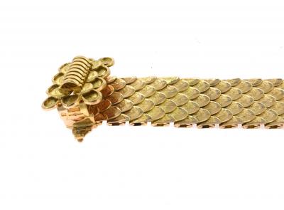 18k yellow gold bracelet, 1930s 2