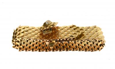 18k yellow gold bracelet, 1930s 2