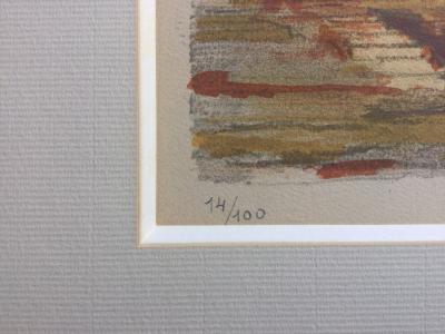 Jean-Eugène BERSIER - L’Acropole - Lithographie originale signée 2