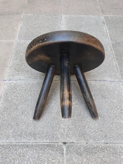 Charlotte Perriand - Le tabouret bas dit Berger en frêne noirci - 1959 2