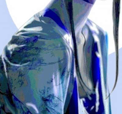 Karl Kox - Cyber Geisha III, 2021 - Sérigraphie signée au crayon 2