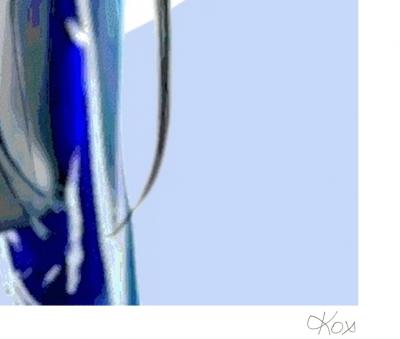 Karl Kox - Cyber Geisha III, 2021 - Sérigraphie signée au crayon 2