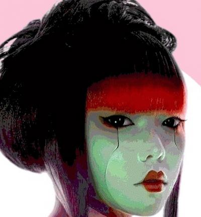 Karl Kox - Cyber Geisha II, 2021 - Sérigraphie signée au crayon 2