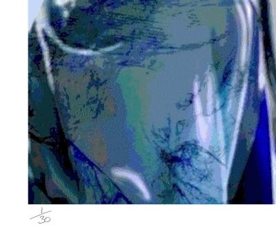 Karl Kox - Cyber Geisha III, 2021 - Sérigraphie signée au crayon 2