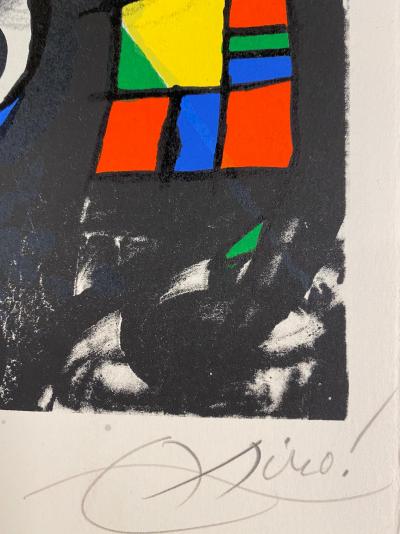 Joan MIRO - Hommage à San Lazzaro, 1975 - Lithographie signée au crayon 2