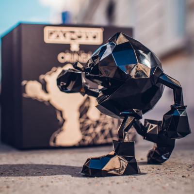 Richard ORLINSKI  - Pac Man Noir - Sculpture 2