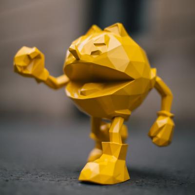 Richard ORLINSKI : Pac Man Jaune  - Sculpture 2