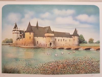 Rolf RAFFLEWSKI - Plessis Bourré - Lithographie originale signée au crayon 2