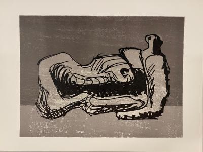 Henry MOORE - Hommage à San Lazzaro - Lithographie originale 2