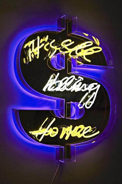 Max WIEDEMANN -  It’s all bling to me, 2015 - Lampe néon 2