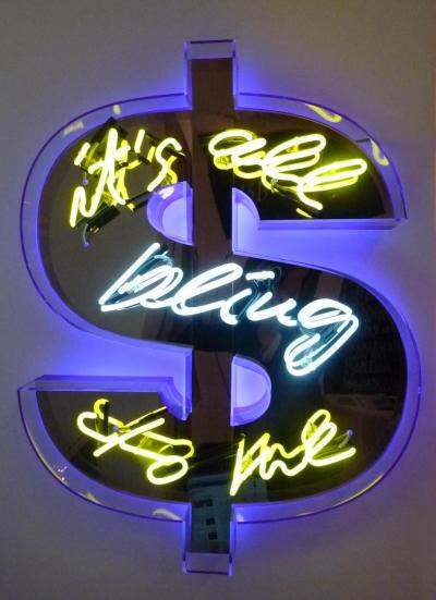 Max WIEDEMANN -  It’s all bling to me, 2015 - Lampe néon 2