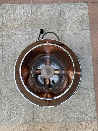 Willy RIZZO - Lampe Love ronde, circa 1970 2