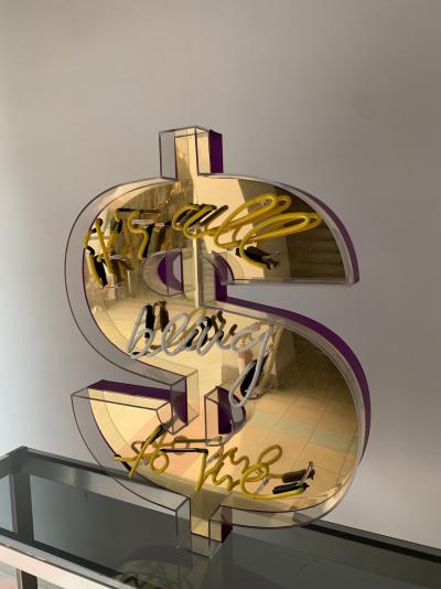 Max WIEDEMANN -  It’s all bling to me, 2015 - Lampe néon 2