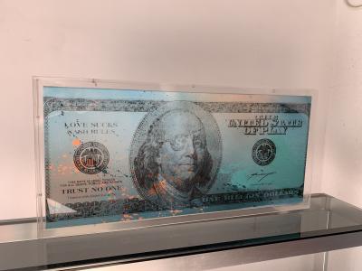 Max WIEDEMANN - Tableau Billion Dollar bill, 2015 2