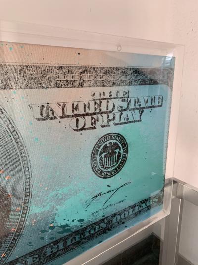 Max WIEDEMANN - Tableau Billion Dollar bill, 2015 2