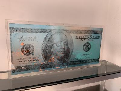 Max WIEDEMANN - Tableau Billion Dollar bill, 2015 2