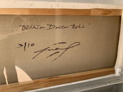 Max WIEDEMANN - Tableau Billion Dollar bill, 2015 2