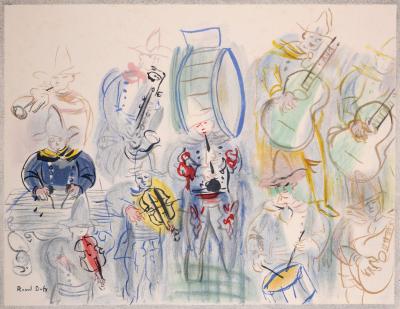 Raoul DUFY- Galerie 65 Cannes, La Musique, 1962 - Affiche lithographique originale 2