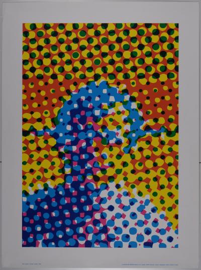 Alain JACQUET - Portrait, 1964  Original silkscreen 2