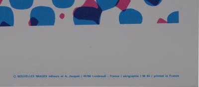 Alain JACQUET - Portrait, 1964  Original silkscreen 2