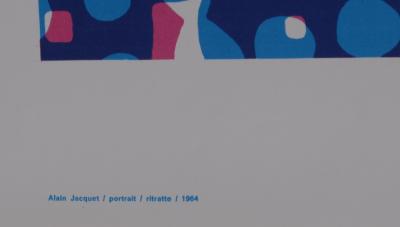 Alain JACQUET - Portrait, 1964  Original silkscreen 2