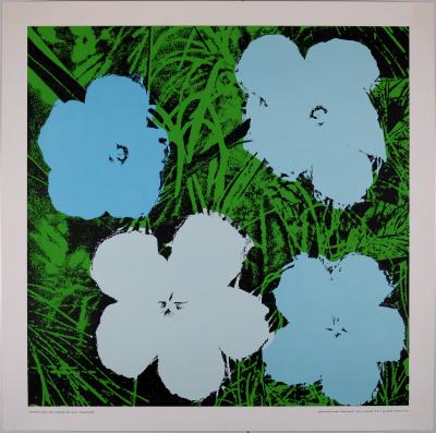 Andy WARHOL (d’après) - Flowers [Nouvelles Images], 1970 - Poster en technique sérigraphique 2