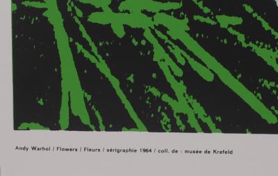 Andy WARHOL (d’après) - Flowers [Nouvelles Images], 1970 - Poster en technique sérigraphique 2
