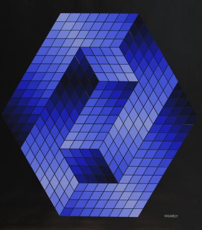 Victor VASARELY - Masterpieces of Modern Art, 1969 - Original silkscreen poster 2