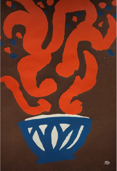 Fernand DUBUIS - Le cantique du Soleil I,1970 - Lithographie originale signée au crayon 2