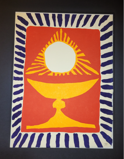 Fernand DUBUIS - Le cantique du Soleil II, 1970 - Lithographie originale signée 2