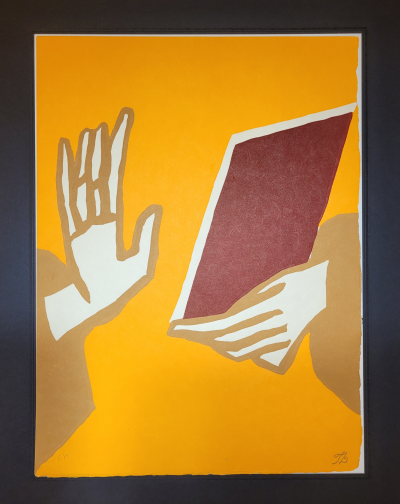 Fernand DUBUIS - Le cantique du Soleil VIII ,1970 - Lithographie originale signée au crayon 2